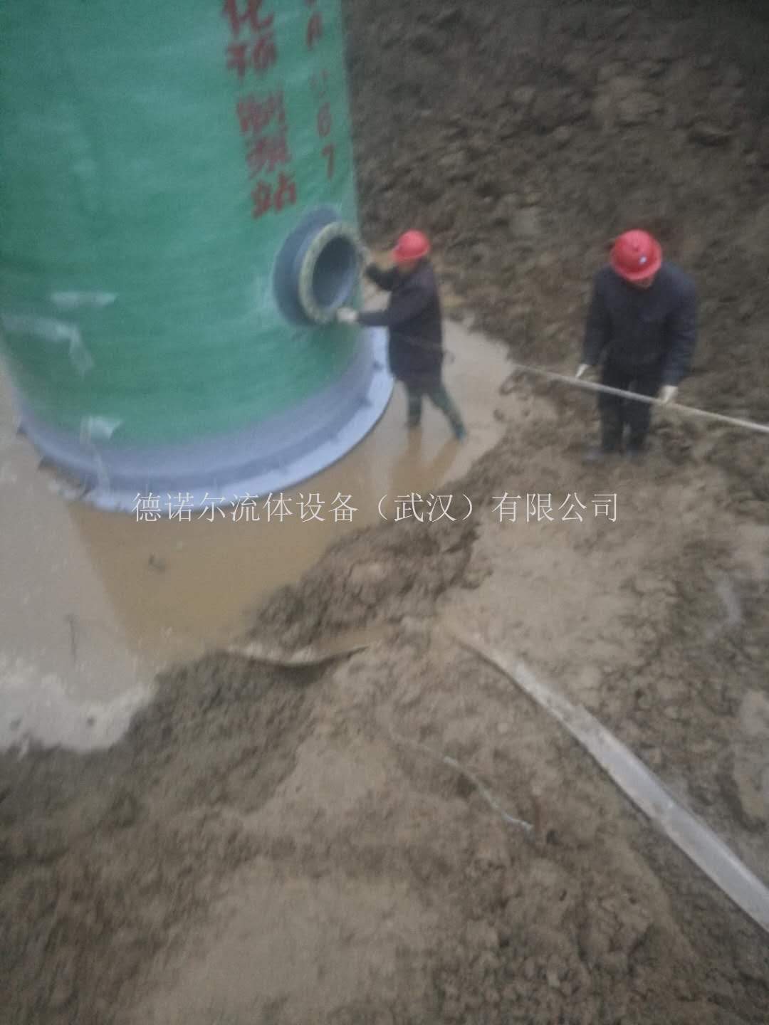 鐘祥舊口鎮一體化預制泵站安裝圖